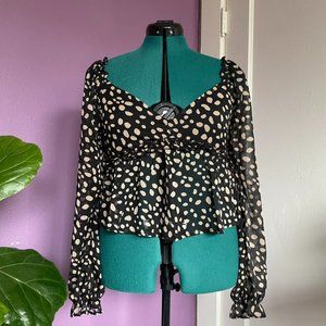 Polka Dot Blouse